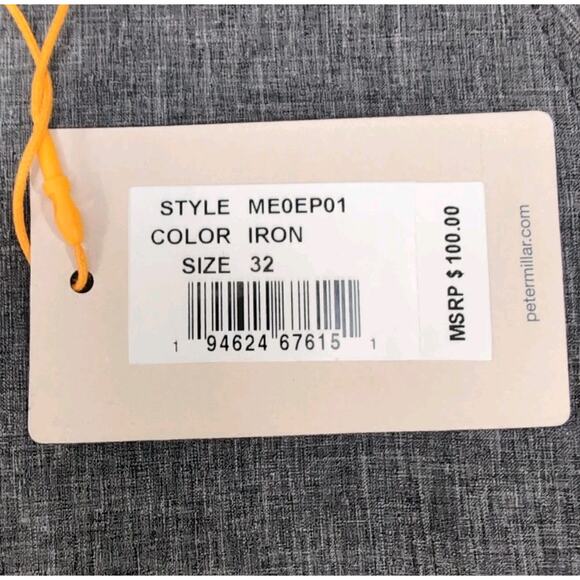 PETER MILLAR Shackleford Performance Hybrid Shorts Mens 32 Iron ME0EP01 NEW NWT - Picture 8 of 12